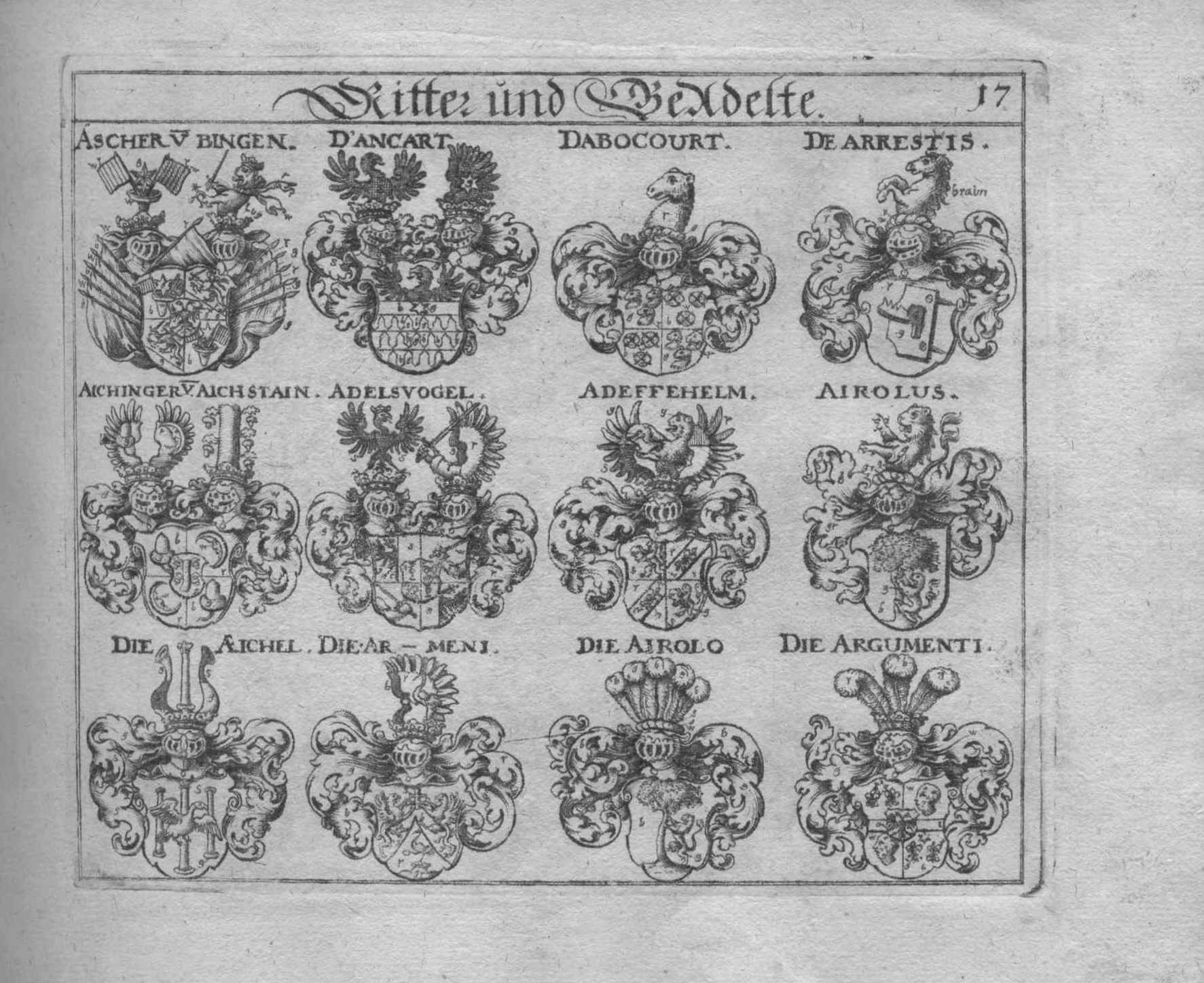 Wappen Siegel Adelswappen