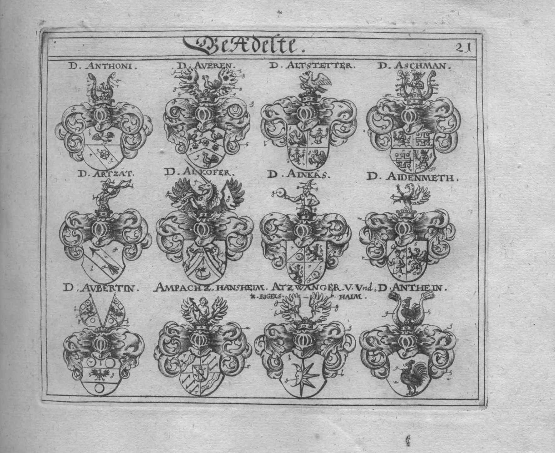 Wappen Siegel Adelswappen