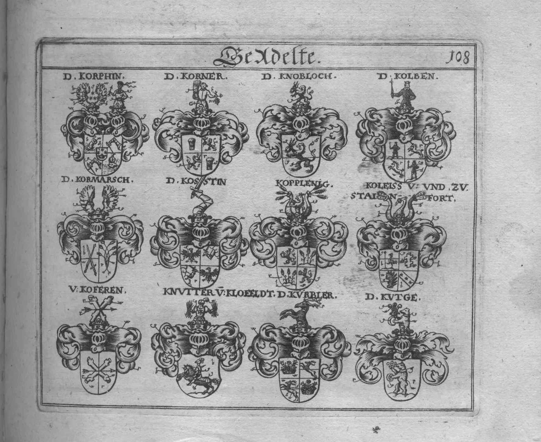 Wappen Siegel Adelswappen