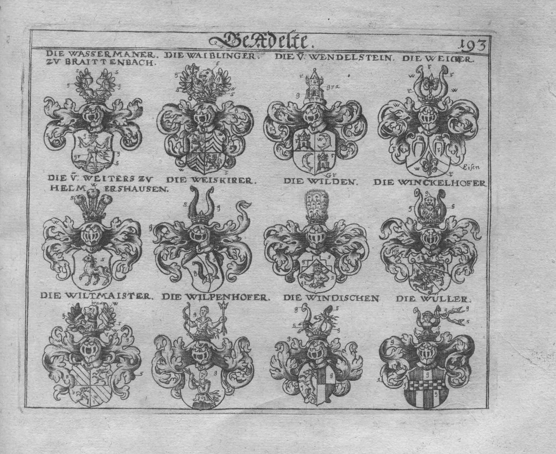 Wappen Siegel Adelswappen